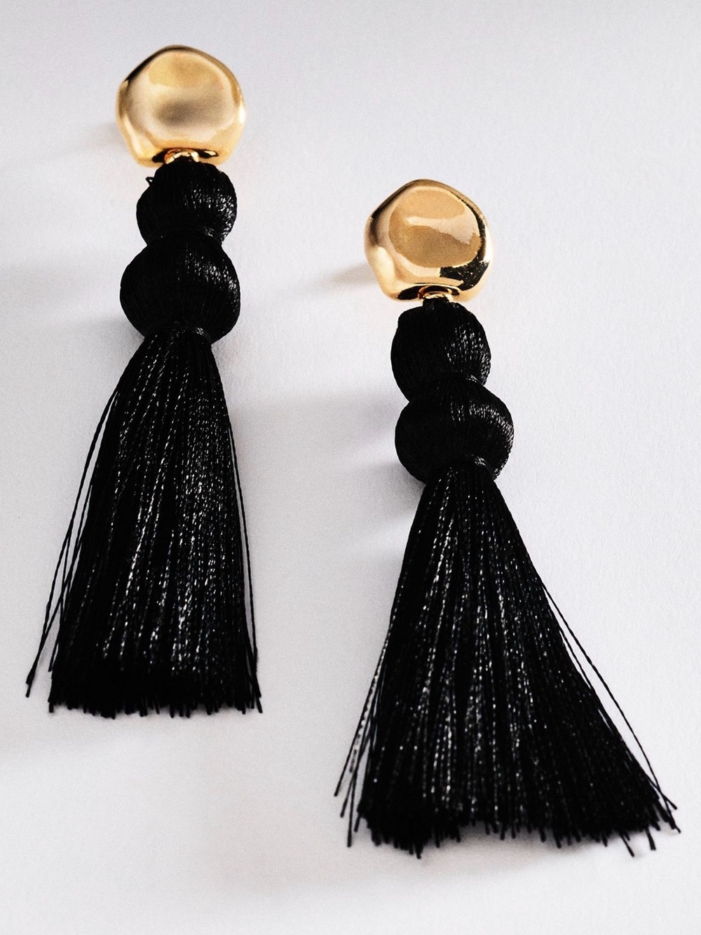 Anthropologie Tassel Drop Earrings